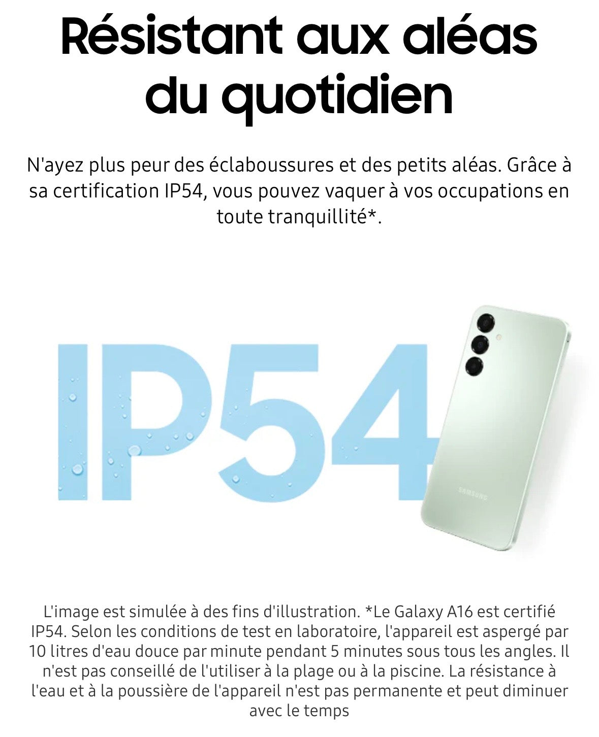 Samsung Galaxy A16 4G – 128 Go, Écran Super AMOLED & Appareil Photo 50 MP