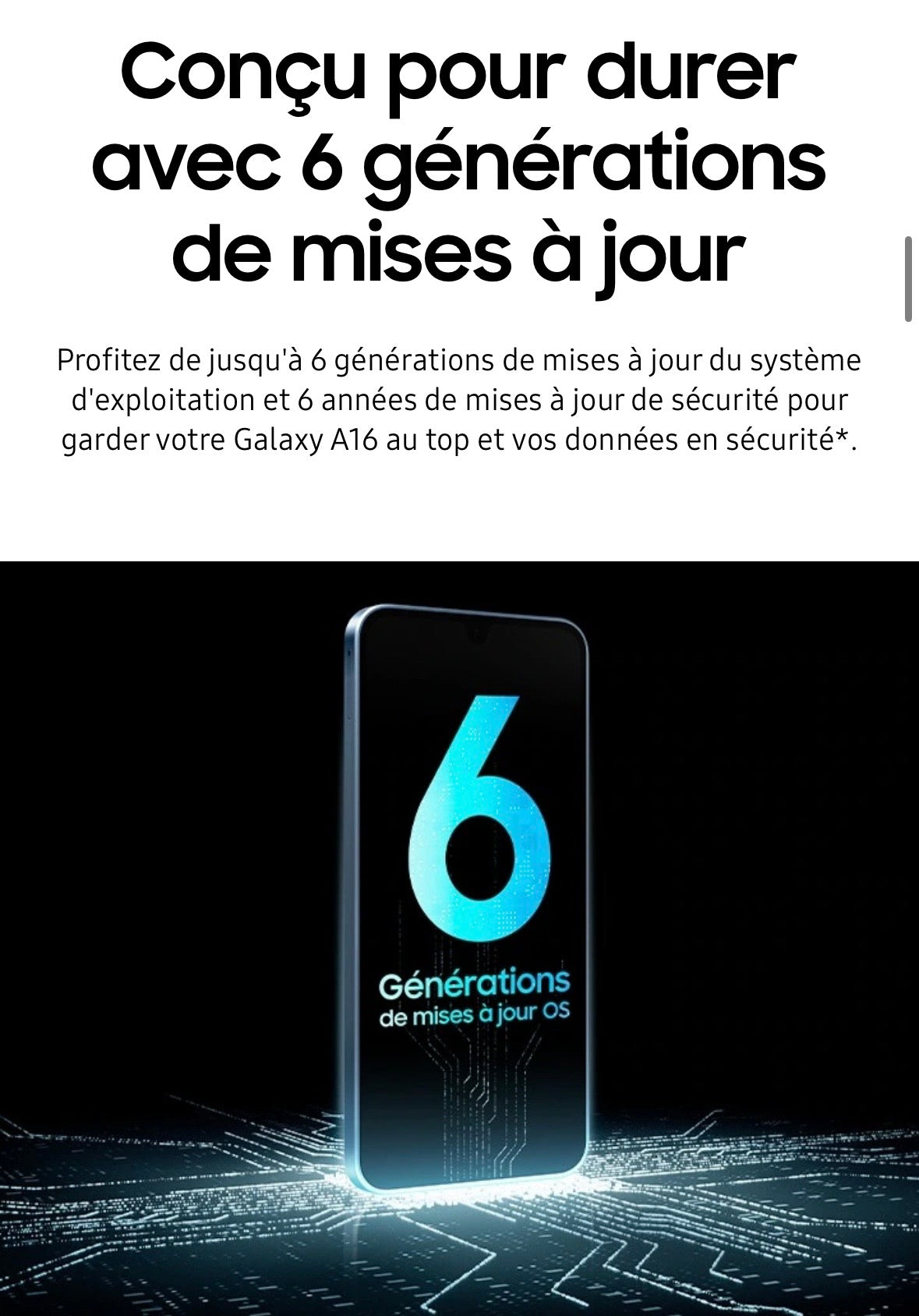 Samsung Galaxy A16 4G – 128 Go, Écran Super AMOLED & Appareil Photo 50 MP