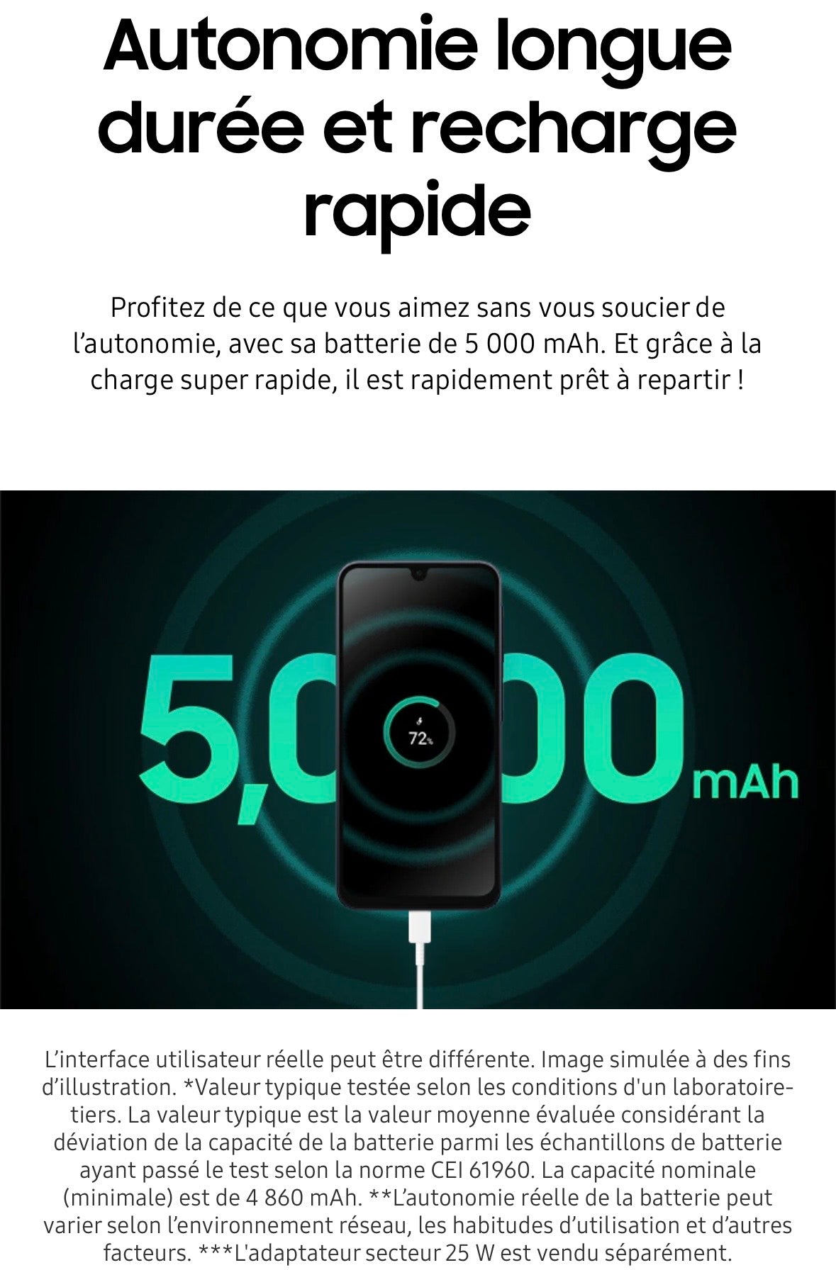Samsung Galaxy A16 4G – 128 Go, Écran Super AMOLED & Appareil Photo 50 MP