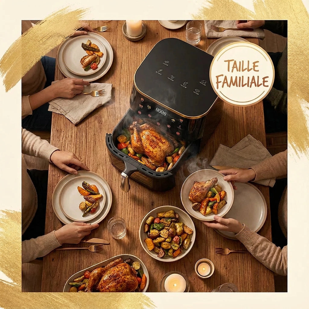 Air Fryer 12 L Multifonction â Frites, Pizza, Poulet, Tartes & Dessert