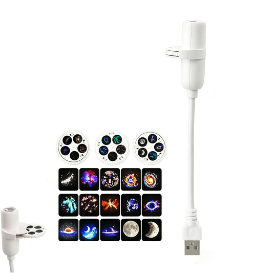 Mini Projecteur Galaxy Étoiles USB – Lumière d’Ambiance