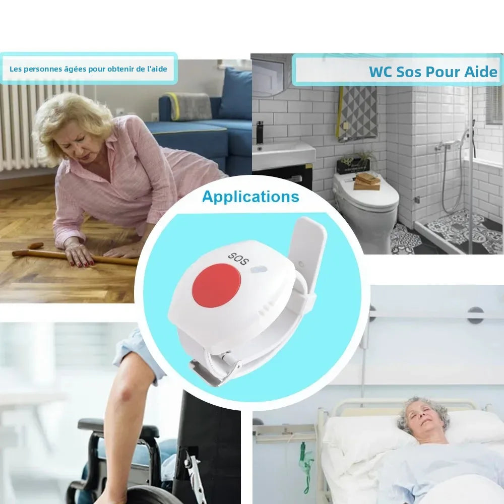 Bracelet d’alarme SOS pour personnes âgées