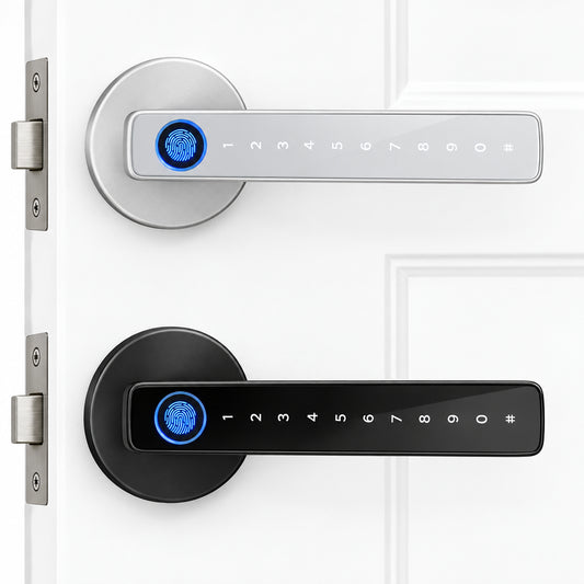 Serrure Intelligente M5 Tuya – Empreinte Digitale, Code & Carte IC
