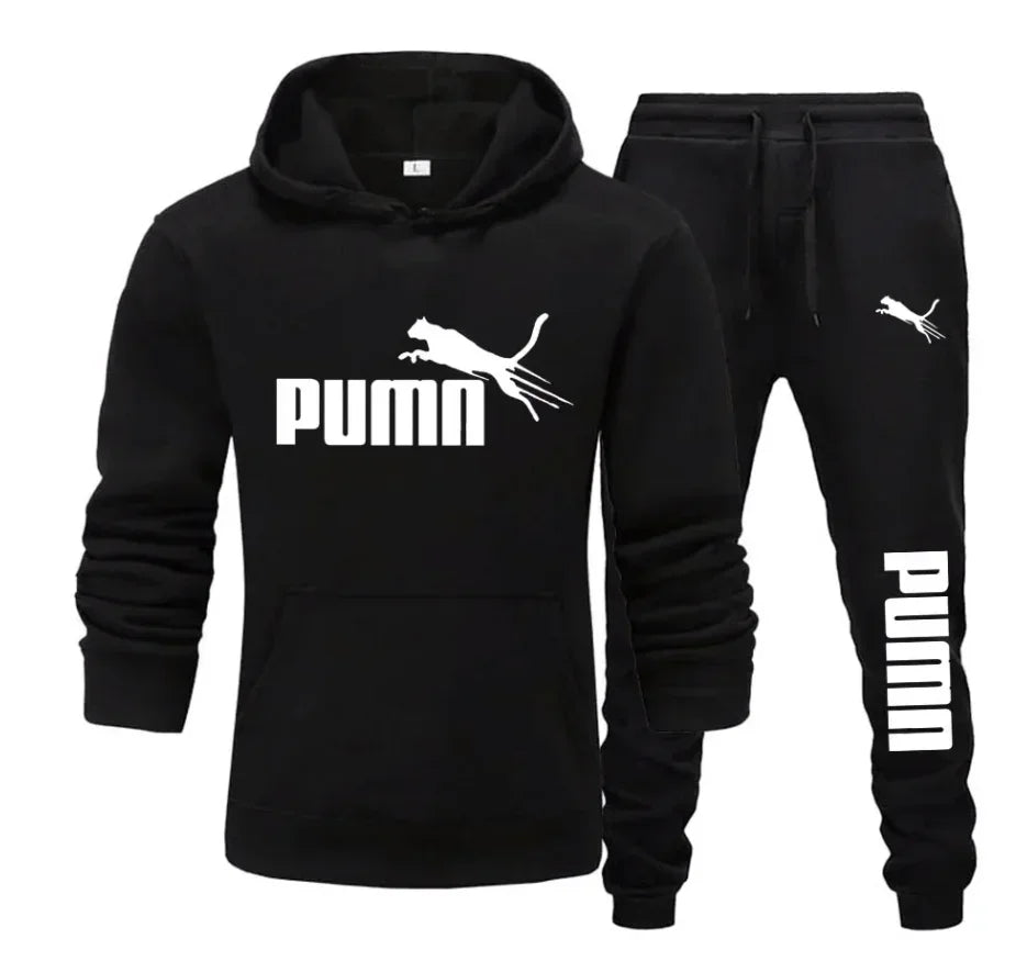 Ensemble Homme PUMA Automne-Hiver – Sweat à Capuche & Pantalon