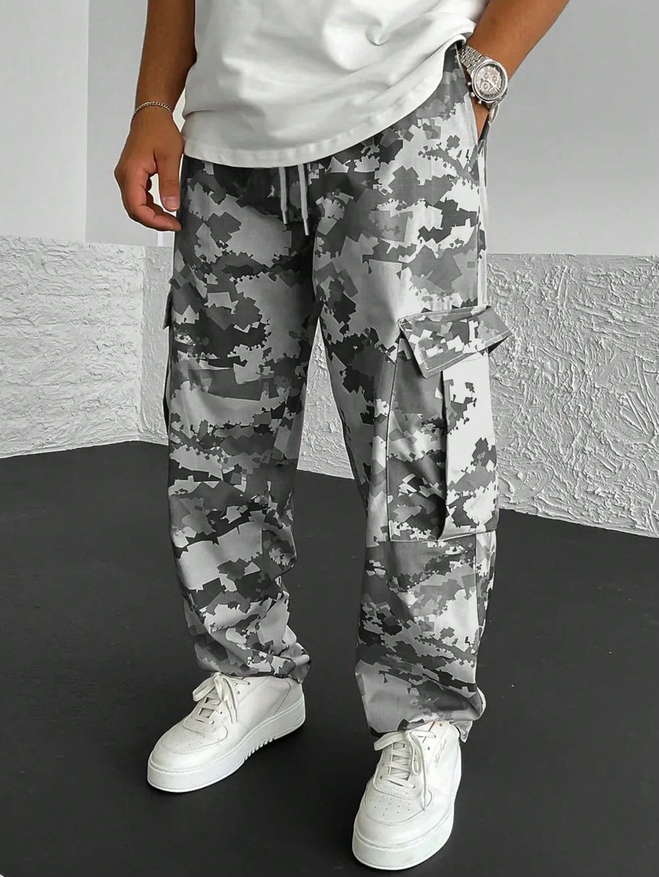 Pantalon Cargo Homme Camouflage – Style Streetwear & Outdoor