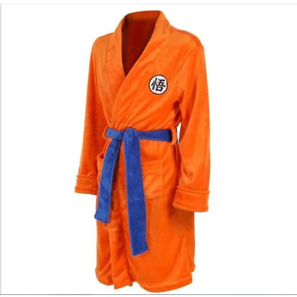 Peignoir Dragon Ball Goku – Motif Anime Cartoon, Doux et Confortable, Tenue Cosplay pour Maison et Détente