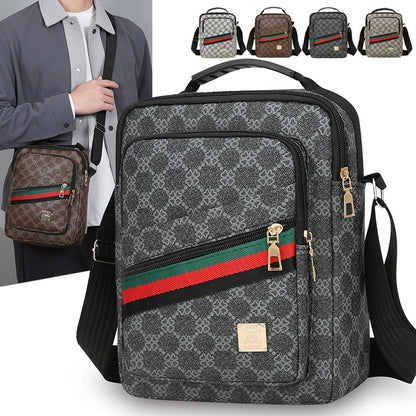 Sac Bandoulière Homme Multi-Poches – Grande Capacité & Imperméable de Marque