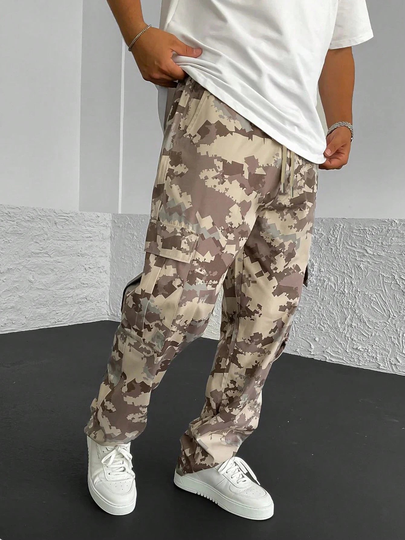 Pantalon Cargo Homme Camouflage – Style Streetwear & Outdoor