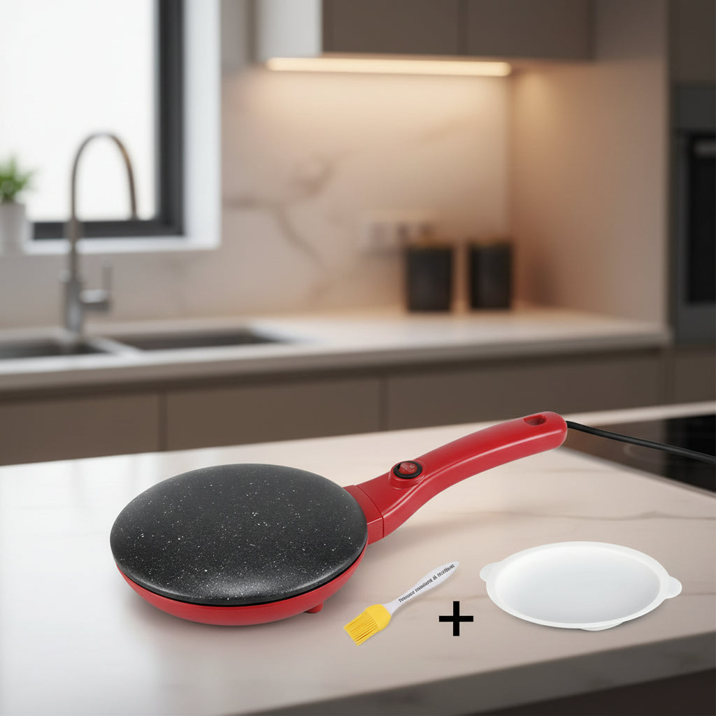 Crêpière Électrique Multifonction – Antiadhésive