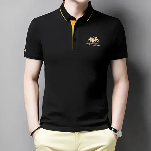 Polo Homme Personnalisable à Manches Courtes – Style Décontracté