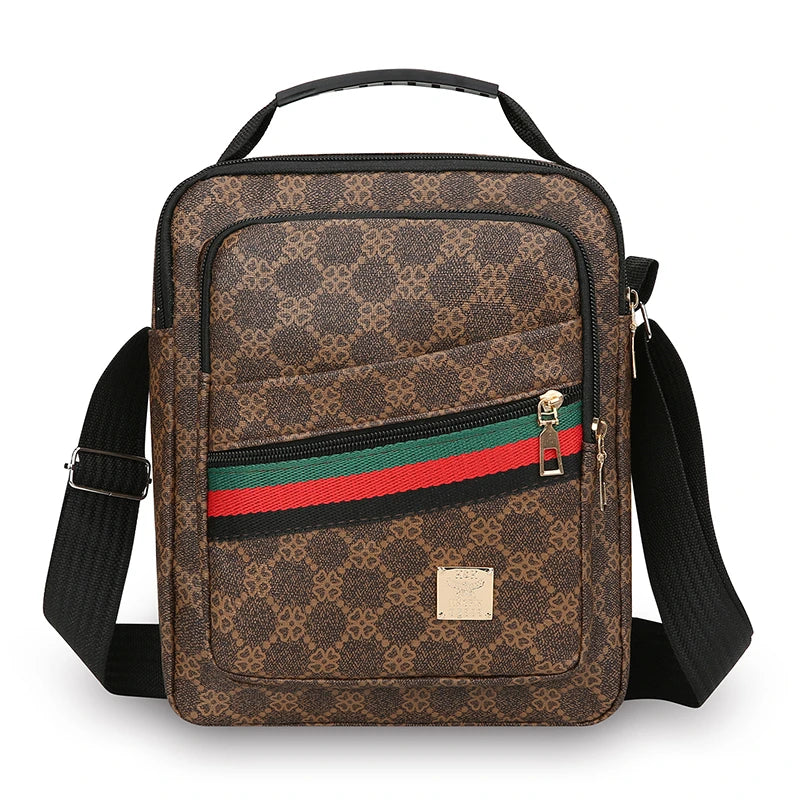 Sac Bandoulière Homme Multi-Poches – Grande Capacité & Imperméable de Marque