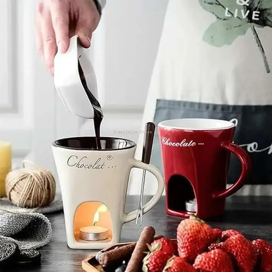 Tasse à Chocolat Fondant en Céramique – 200 ml