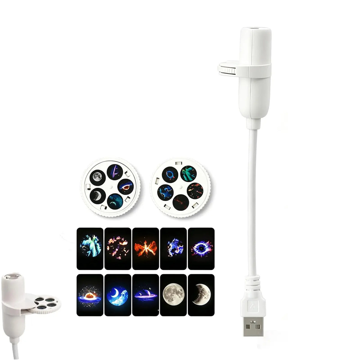 Mini Projecteur Galaxy Étoiles USB – Lumière d’Ambiance