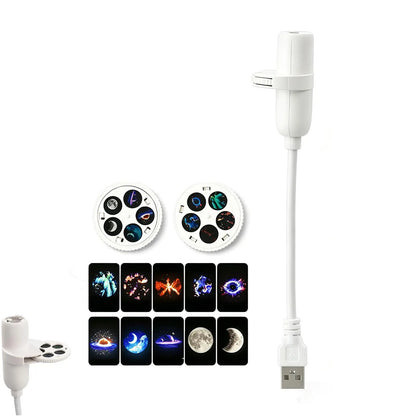 Mini Projecteur Galaxy Étoiles USB – Lumière d’Ambiance