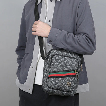 Sac Bandoulière Homme Multi-Poches – Grande Capacité & Imperméable de Marque