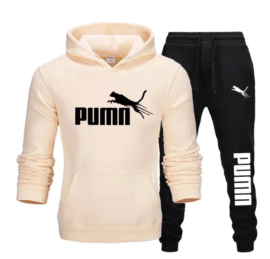 Ensemble Homme PUMA Automne-Hiver – Sweat à Capuche & Pantalon