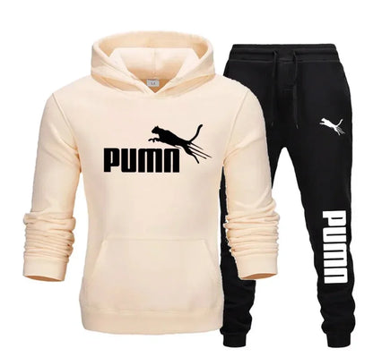 Ensemble Homme PUMA Automne-Hiver – Sweat à Capuche & Pantalon