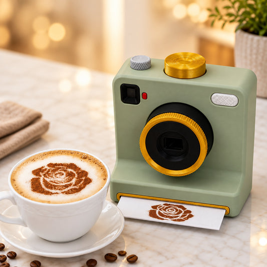 Imprimante à Café 3D – Machine à Latte Art & Mousse