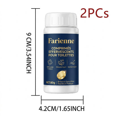 80 Pastilles Nettoyantes pour WC – Pastilles Effervescentes pour Cuvette et Réservoir, Anti-Calcaire et Anti-Taches, Désodorisant pour Salle de Bain