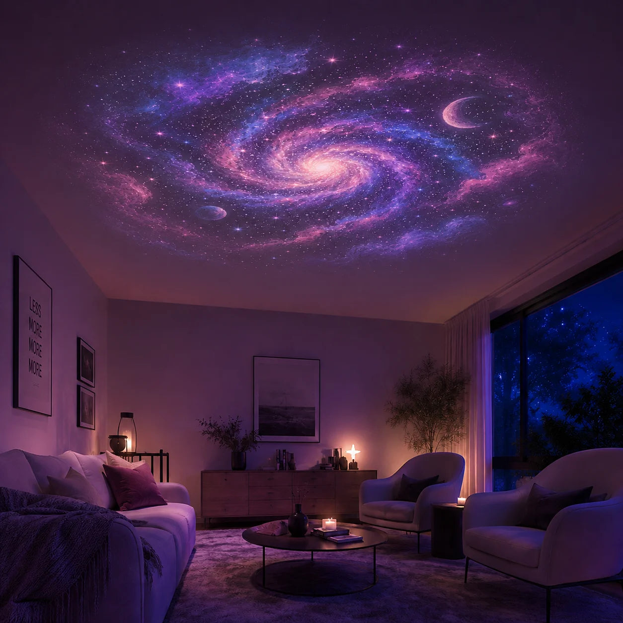 Projecteur Galaxie Ciel Étoilé – 8 Effets de Galaxie