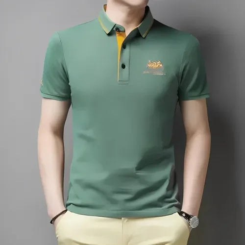 Polo Homme Personnalisable à Manches Courtes – Style Décontracté