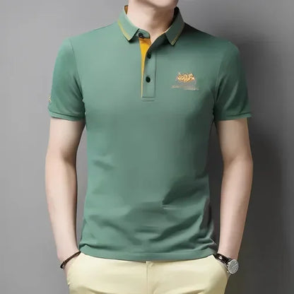 Polo Homme Personnalisable à Manches Courtes – Style Décontracté