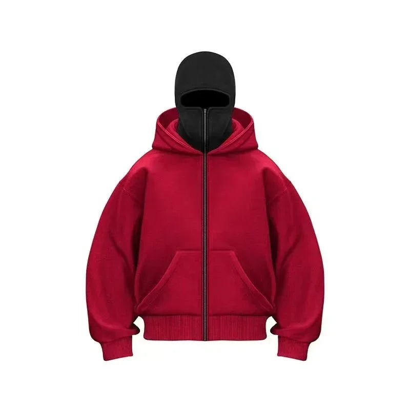 Sweat à Capuche Balaclava Y2K – Style Gothique & Harajuku