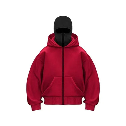 Sweat à Capuche Balaclava Y2K – Style Gothique & Harajuku