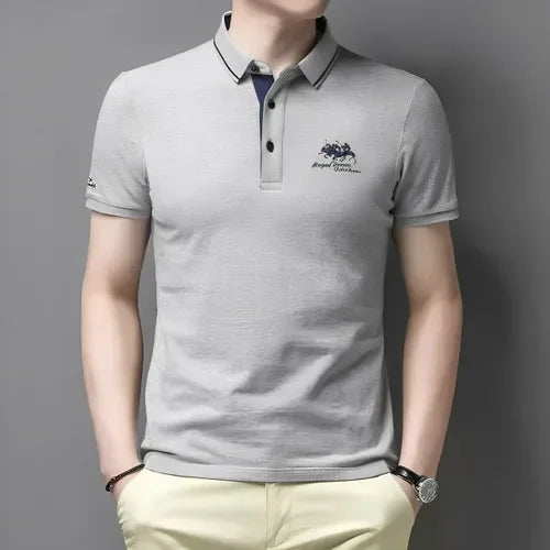 Polo Homme Personnalisable à Manches Courtes – Style Décontracté