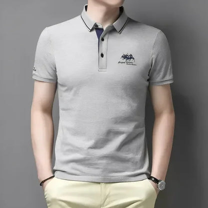Polo Homme Personnalisable à Manches Courtes – Style Décontracté