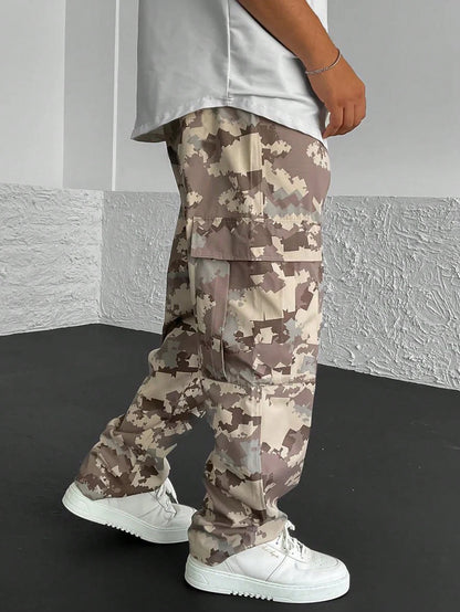 Pantalon Cargo Homme Camouflage – Style Streetwear & Outdoor