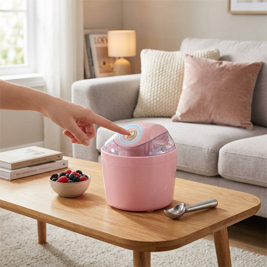 Mini Machine à Glace Rose – Sorbets & Gelato