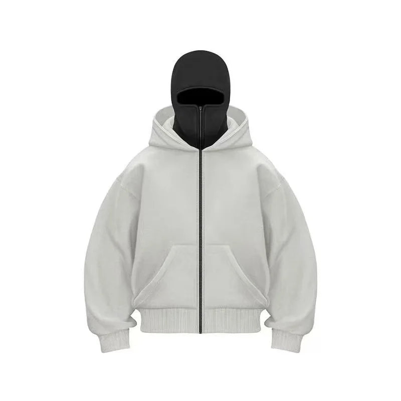 Sweat à Capuche Balaclava Y2K – Style Gothique & Harajuku