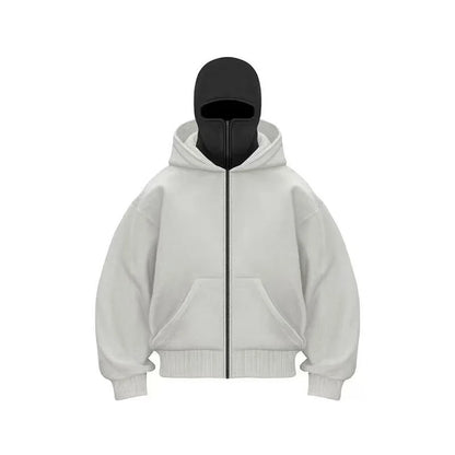 Sweat à Capuche Balaclava Y2K – Style Gothique & Harajuku