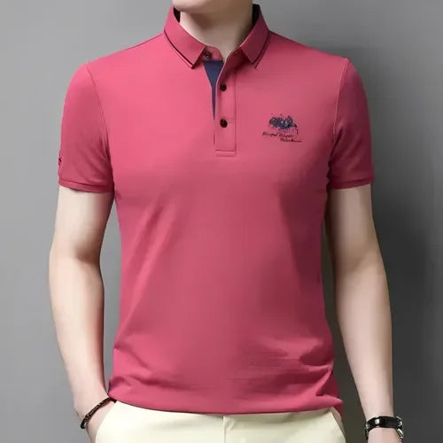 Polo Homme Personnalisable à Manches Courtes – Style Décontracté