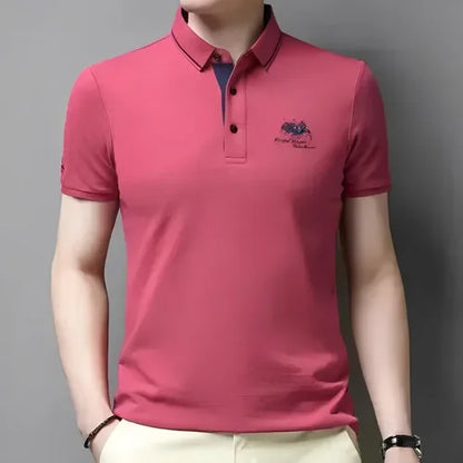 Polo Homme Personnalisable à Manches Courtes – Style Décontracté