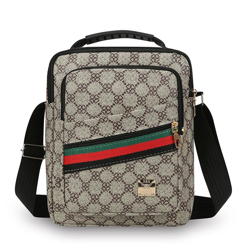 Sac Bandoulière Homme Multi-Poches – Grande Capacité & Imperméable de Marque