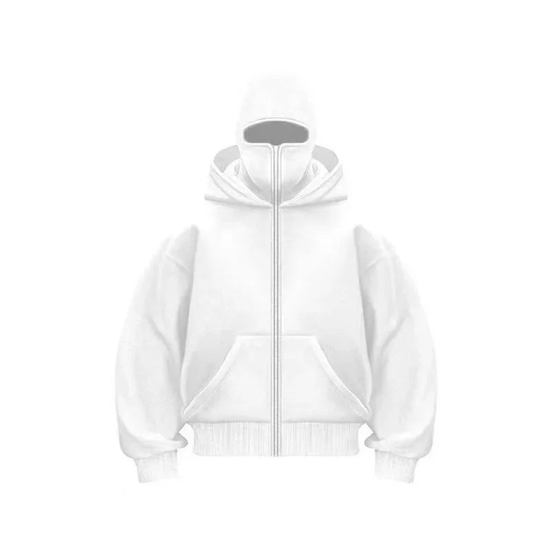 Sweat à Capuche Balaclava Y2K – Style Gothique & Harajuku